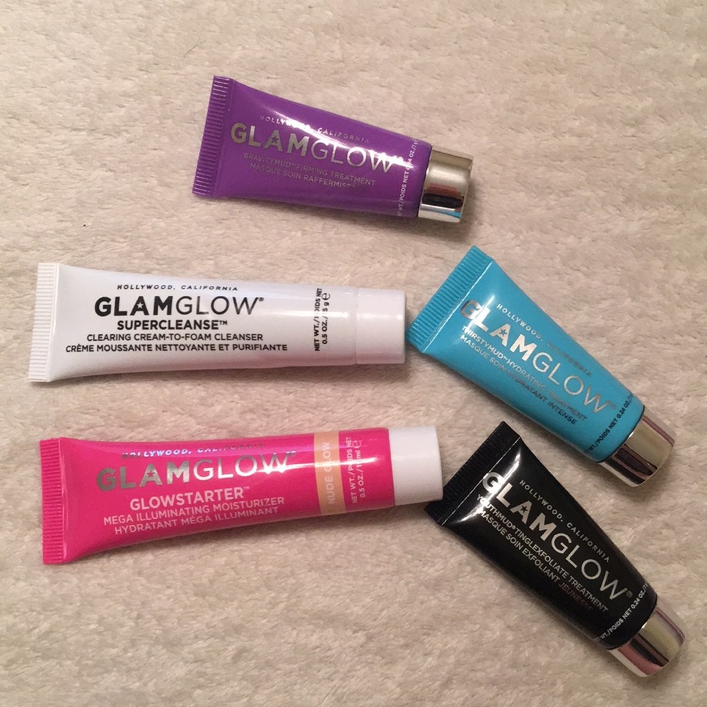 Glamglow mask and skincare